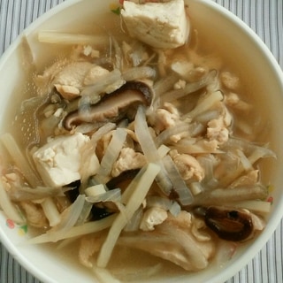 タケノコと鶏の中華スープ